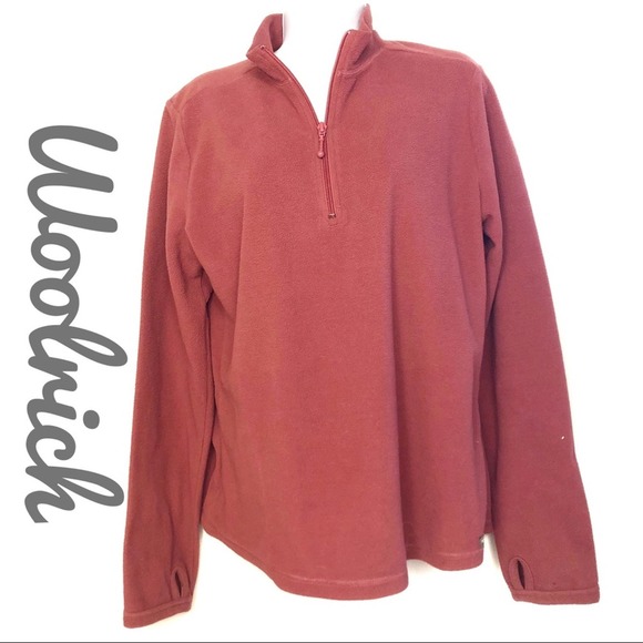Woolrich Dahlia Quarter Zip Pullover Fleece Size Large - Picture 1 of 6